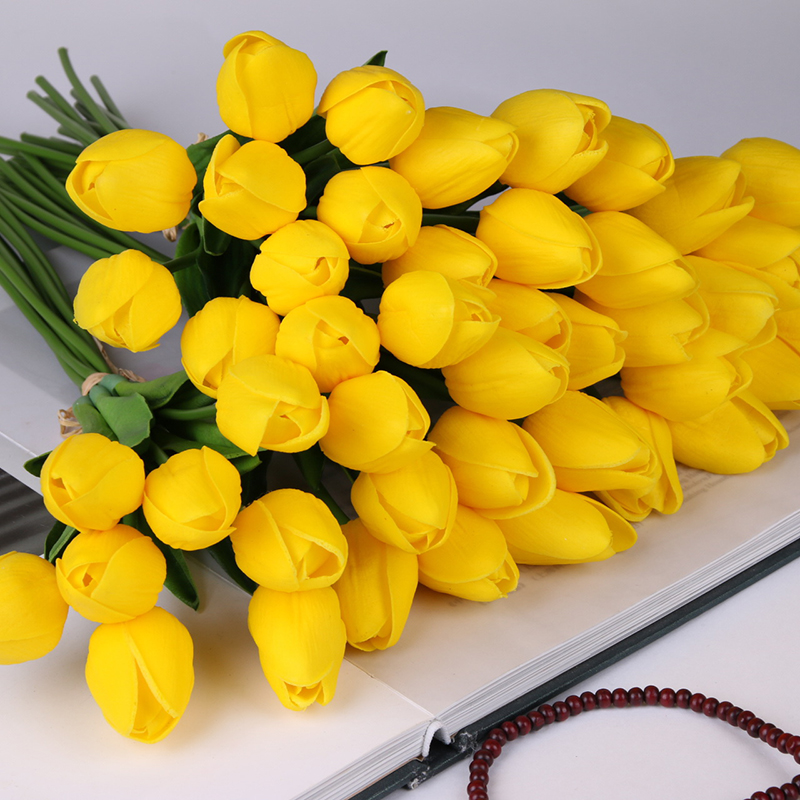 Plastic Flowers Artificial Tulip Decor (10pcs) Plastic Flowers Artificial Tulip Decor (10pcs)