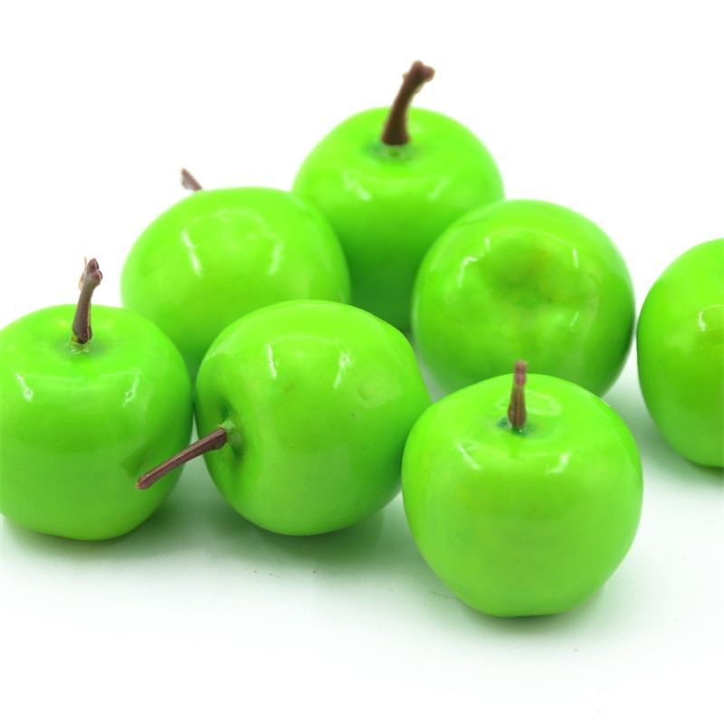 Plastic Foam Artificial Apples (10pcs)