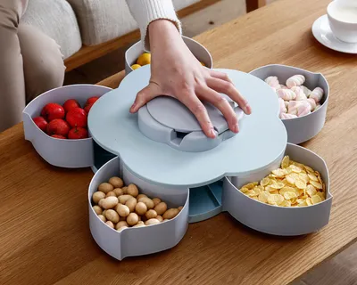 Plastic Food Containers Rotating Petal Plastic Food Containers Rotating Petal