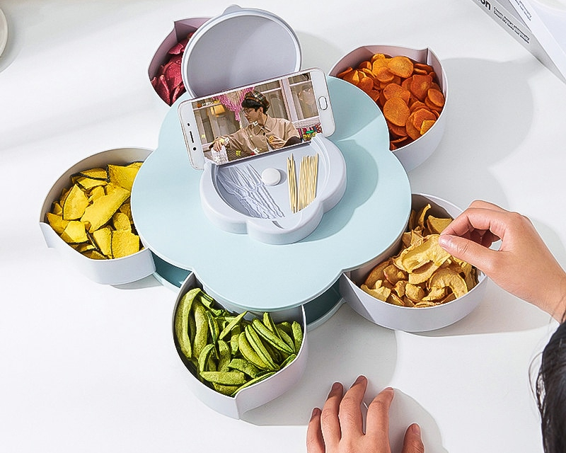 Plastic Food Containers Rotating Petal Plastic Food Containers Rotating Petal