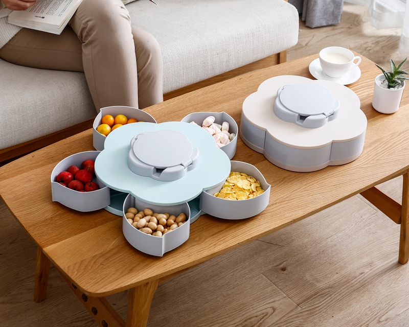 Plastic Food Containers Rotating Petal Plastic Food Containers Rotating Petal