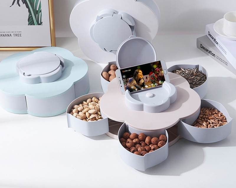 Plastic Food Containers Rotating Petal Plastic Food Containers Rotating Petal
