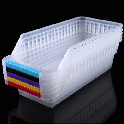 Plastic Fridge Storage Tray Basket