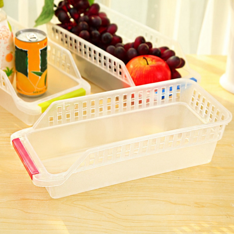 Plastic Fridge Storage Tray Basket