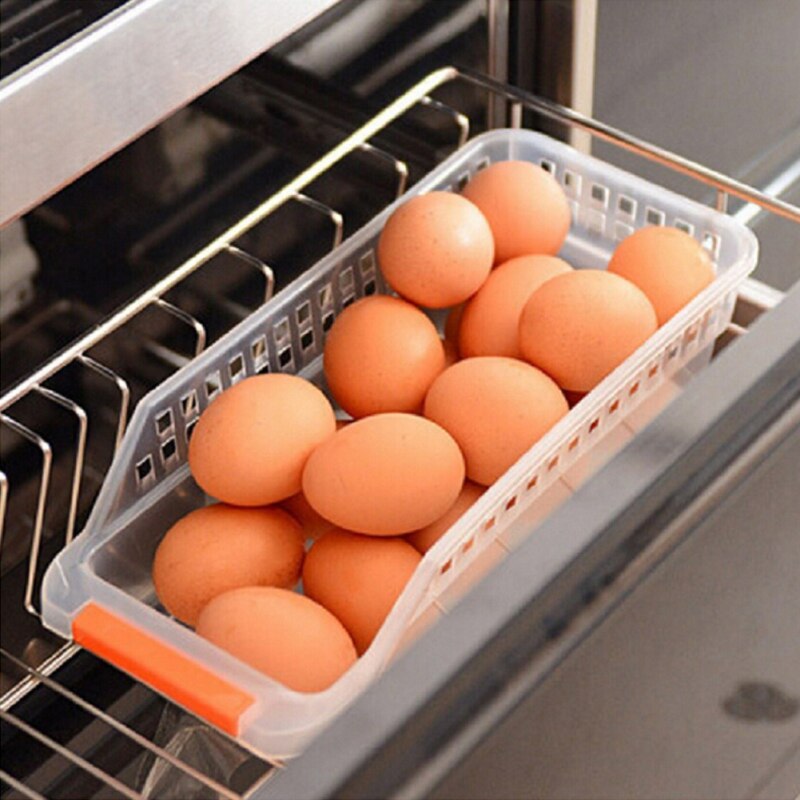 Plastic Fridge Storage Tray Basket