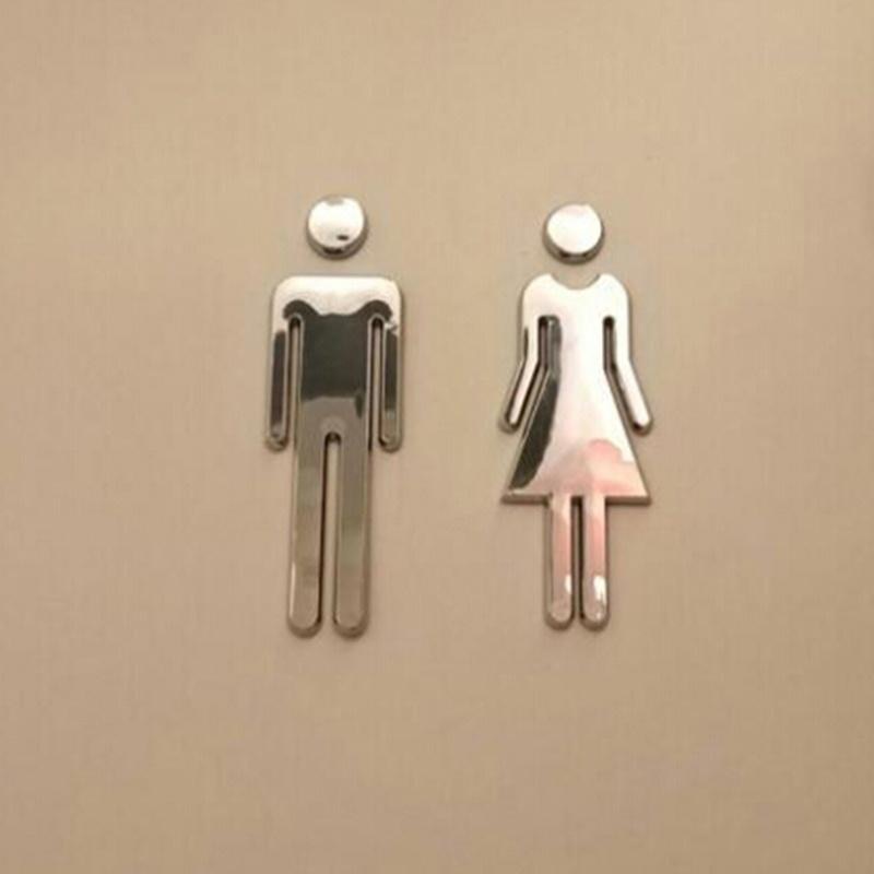 Plastic Gender Toilet Door Stickers Plastic Gender Toilet Door Stickers