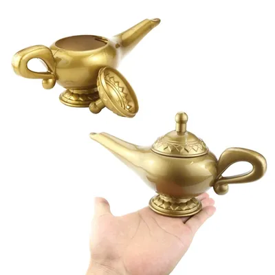 Plastic Genie Lamp Toy Decor Plastic Genie Lamp Toy Decor