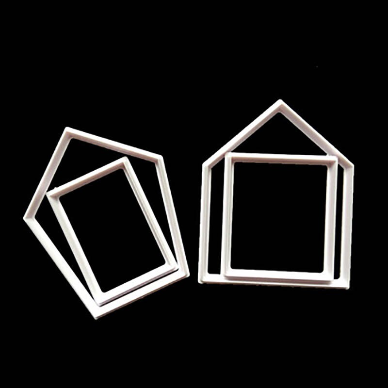 Plastic Gingerbread House Cookie Cutter Set Plastic Gingerbread House Cookie Cutter Set