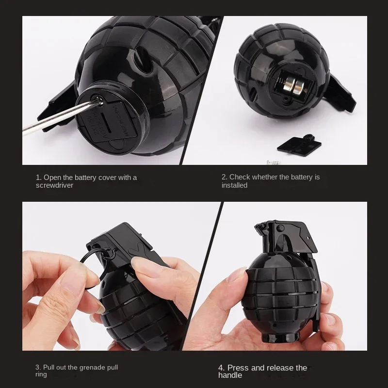 Plastic Grenade Model Simulation Grenade Decorative Pendant Battle Game Toys Role Playing Game Props Creative Photo Plastic Grenade Model Simulation Grenade Decorative Pendant Battle Game Toys Role Playing Game Props Creative Photo