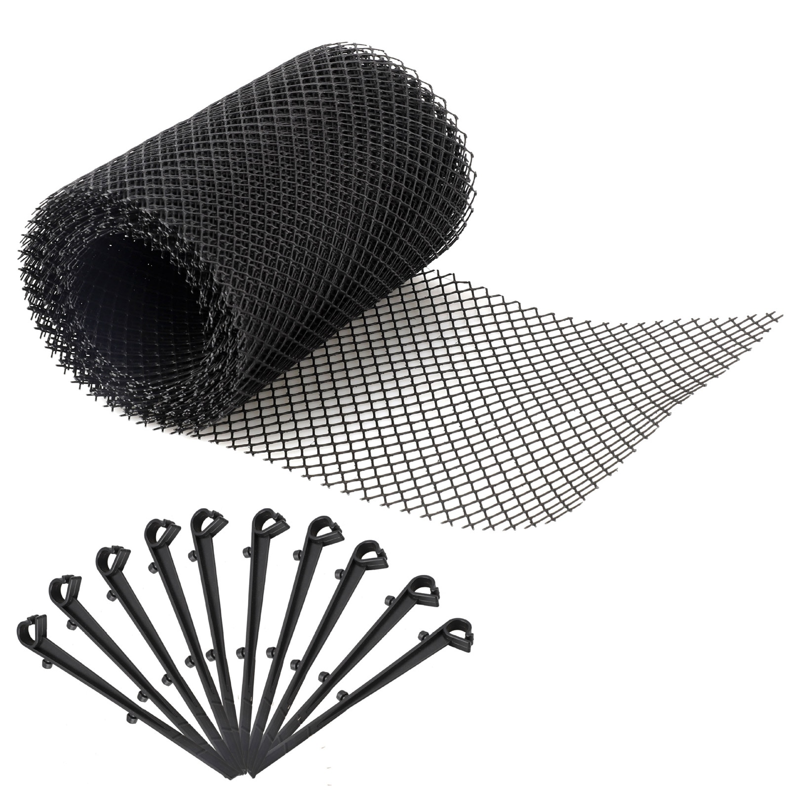 Plastic Gutter Leaf Guard with Nails