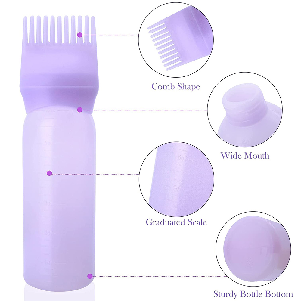 Plastic Hair Root Comb Applicator Plastic Hair Root Comb Applicator