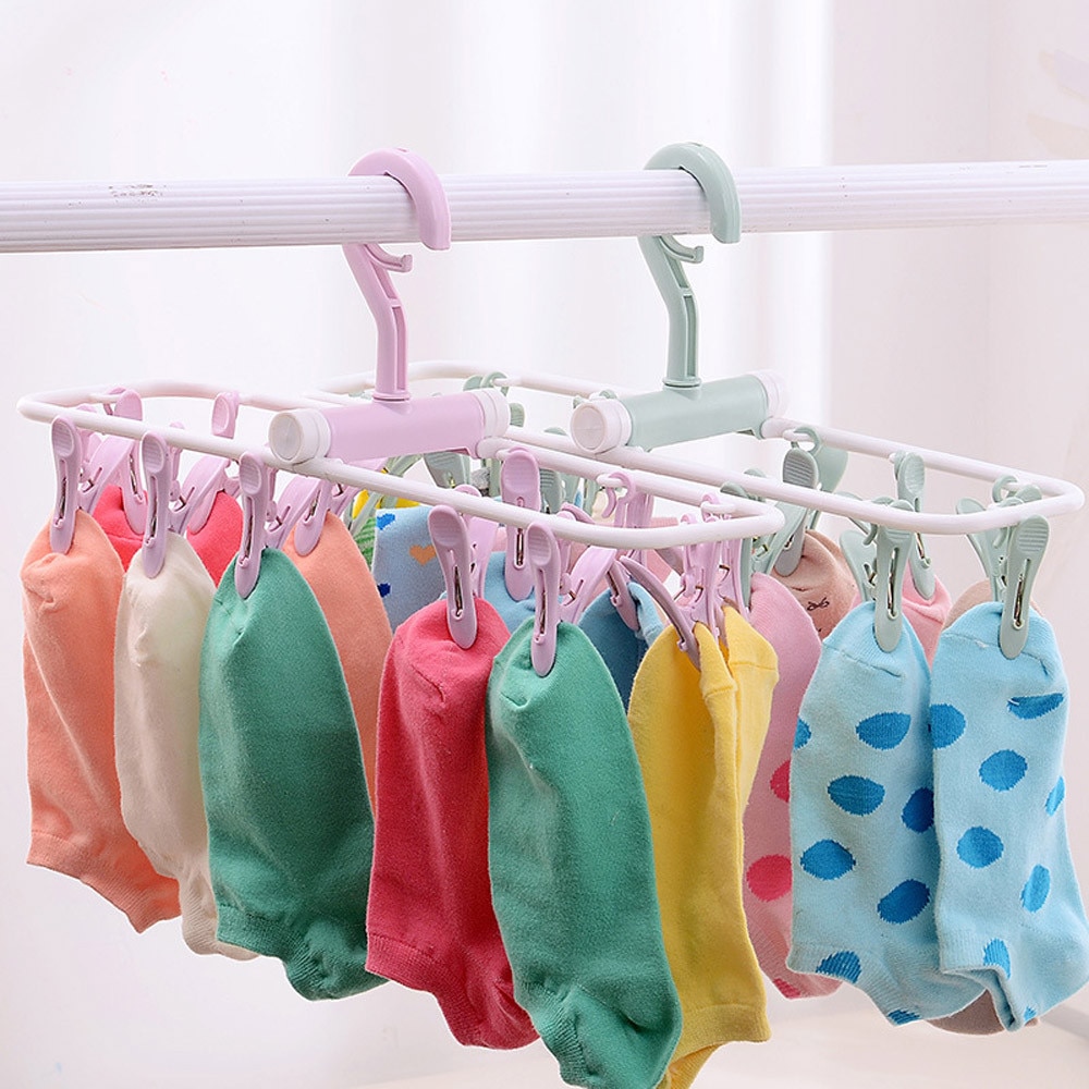 Plastic Hangers Twelve Clips Plastic Hangers Twelve Clips