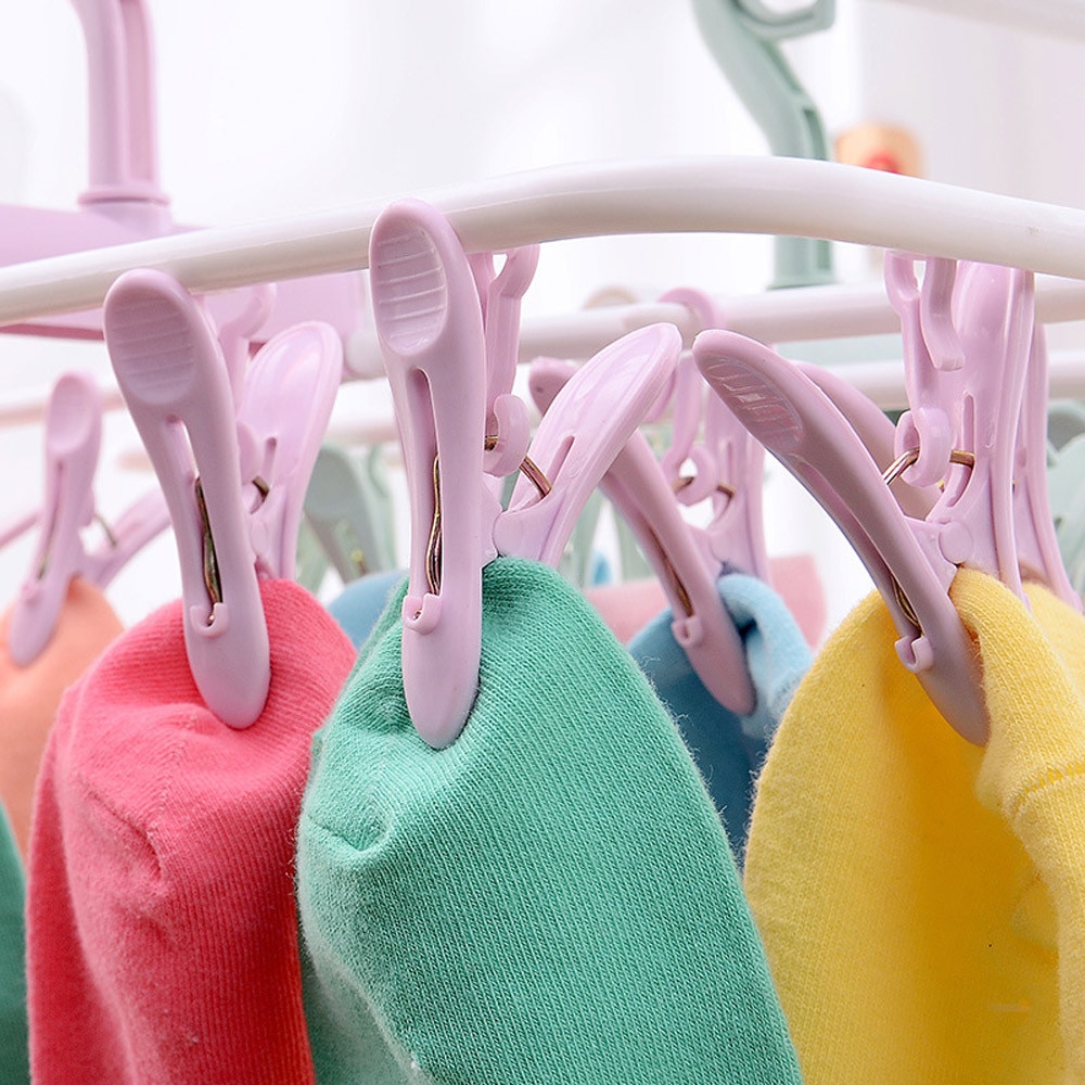 Plastic Hangers Twelve Clips Plastic Hangers Twelve Clips