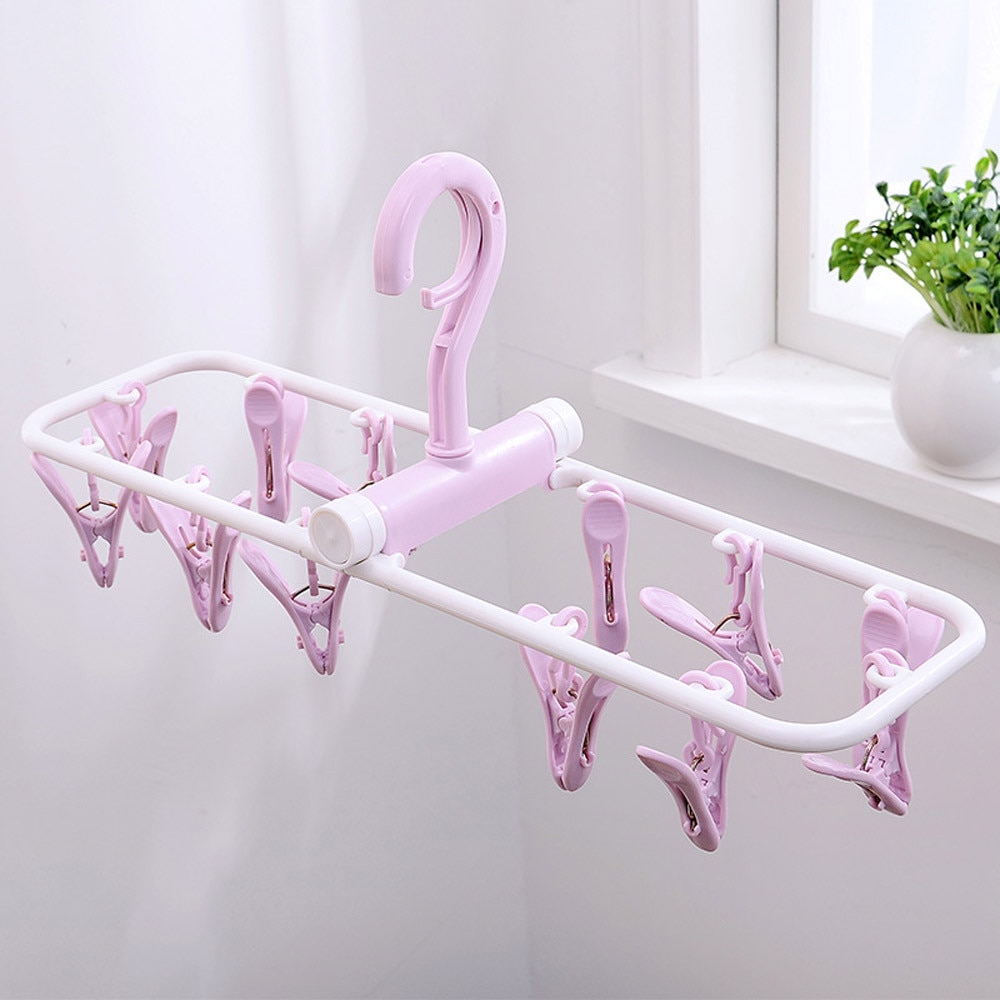 Plastic Hangers Twelve Clips Plastic Hangers Twelve Clips