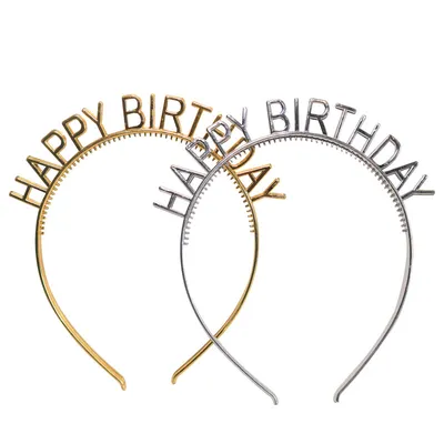 Plastic Happy Birthday Hair Band Plastic Happy Birthday Hair Band