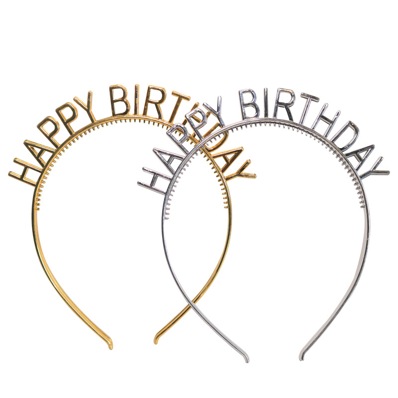 Plastic Happy Birthday Hair Band