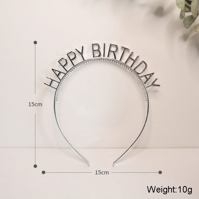 Plastic Happy Birthday Hair Band Plastic Happy Birthday Hair Band