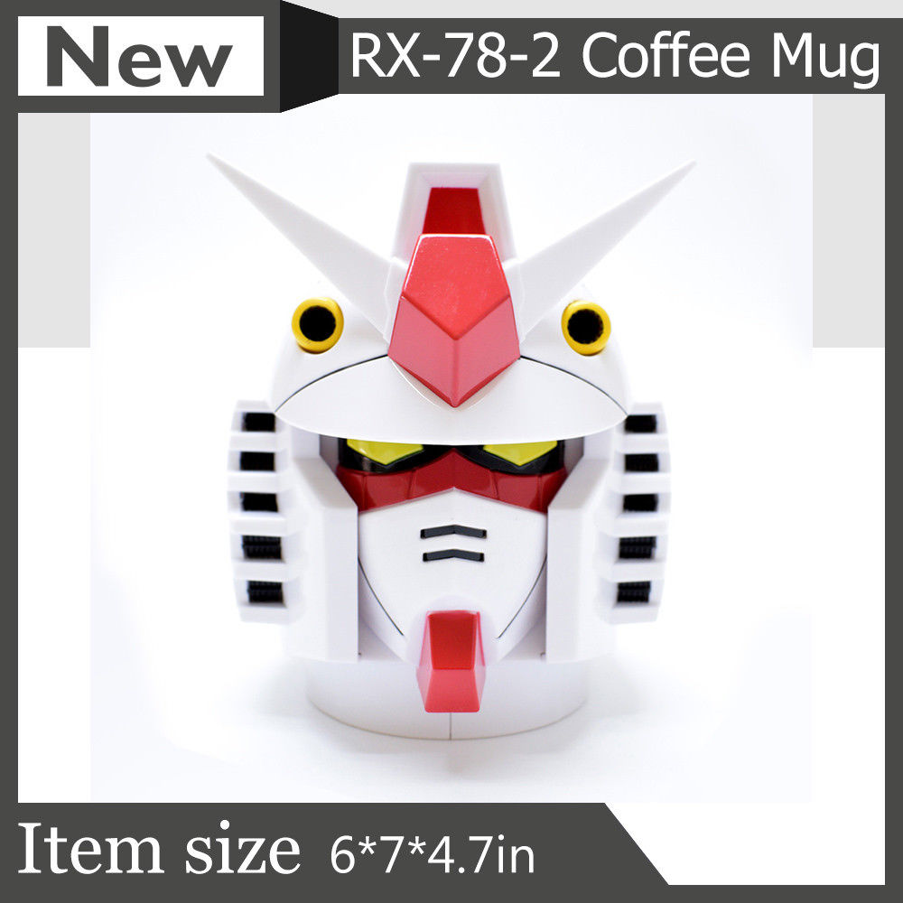 Plastic Head Gundam Mug with Stainless Steel Cup Plastic Head Gundam Mug with Stainless Steel Cup