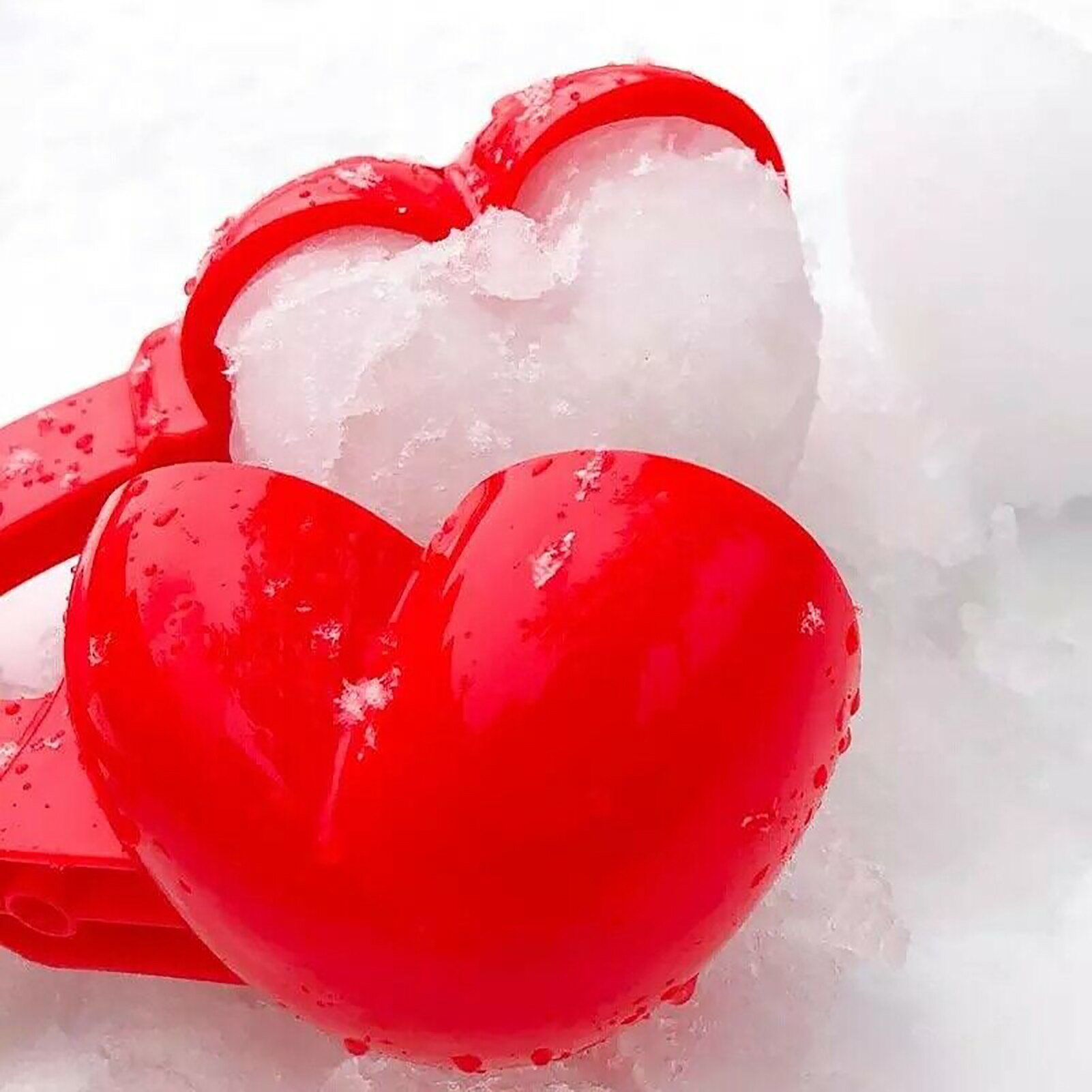 Plastic Heart Snowball Maker Mold Plastic Heart Snowball Maker Mold