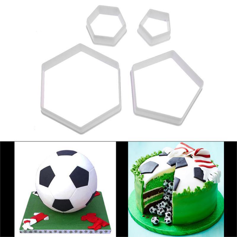 Plastic Hexagon Cookie Cutter (4 pcs)