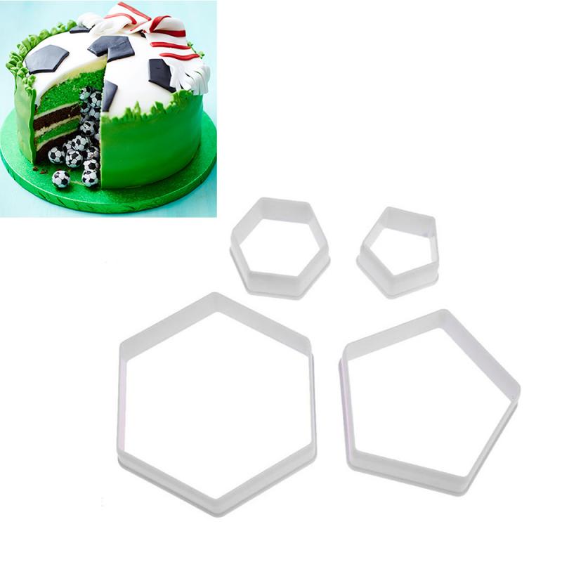 Plastic Hexagon Cookie Cutter (4 pcs) Plastic Hexagon Cookie Cutter (4 pcs)