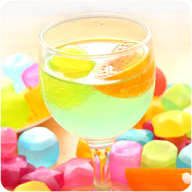 Plastic Ice Cubes 6PCS Reusable Ice Plastic Ice Cubes 6PCS Reusable Ice