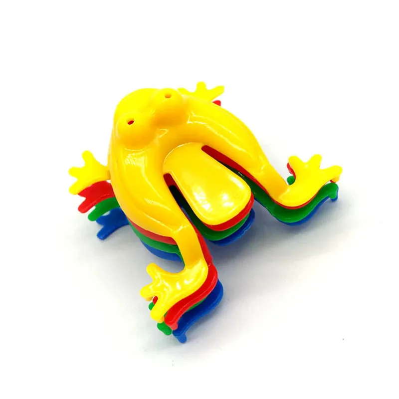 Plastic Jumping Frogs Bouncing Toy (10Pcs)