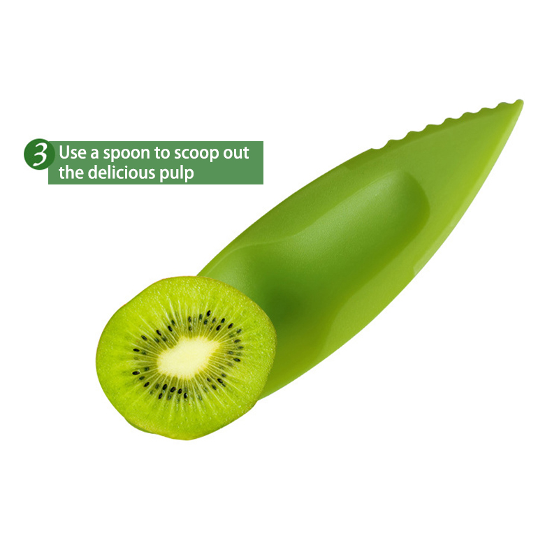 Plastic Kiwi Fruit Spoons (5pcs) Plastic Kiwi Fruit Spoons (5pcs)