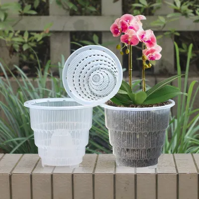 Plastic Mesh Plant Pot Plastic Mesh Plant Pot