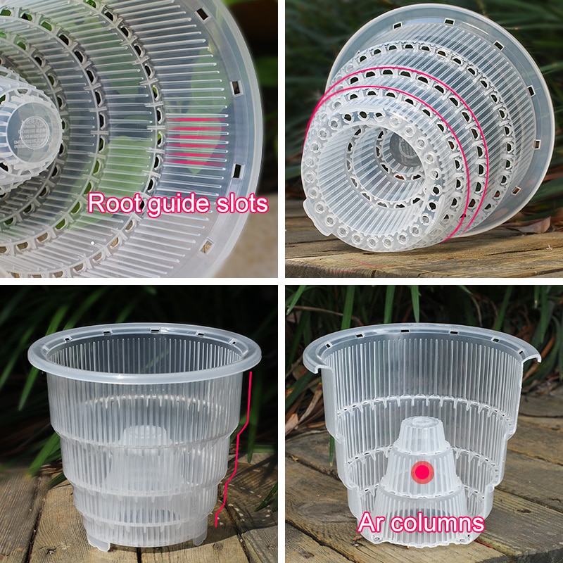 Plastic Mesh Plant Pot Plastic Mesh Plant Pot