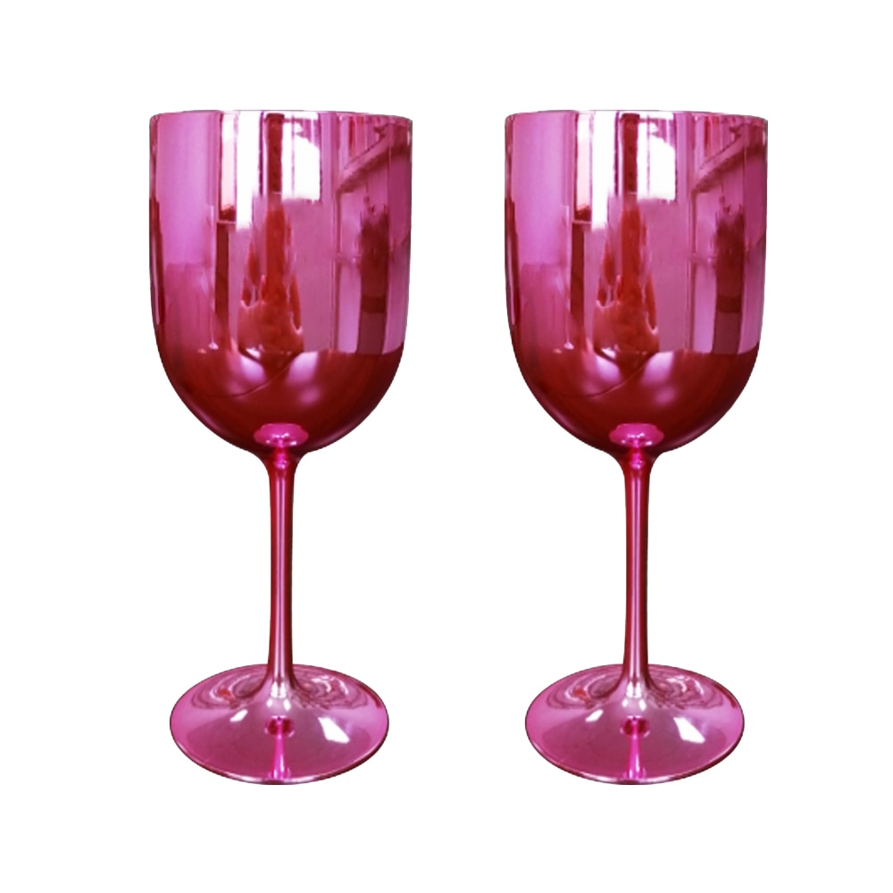Plastic Metallic Wine Glasses (2 pcs) Plastic Metallic Wine Glasses (2 pcs)