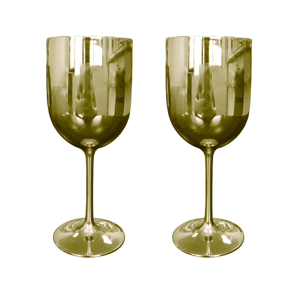 Plastic Metallic Wine Glasses (2 pcs) Plastic Metallic Wine Glasses (2 pcs)