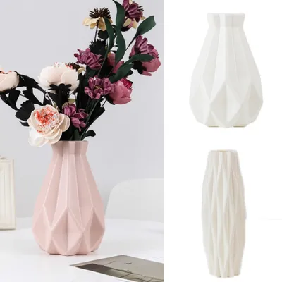 Plastic Modern Flower Vase Home Decoration
