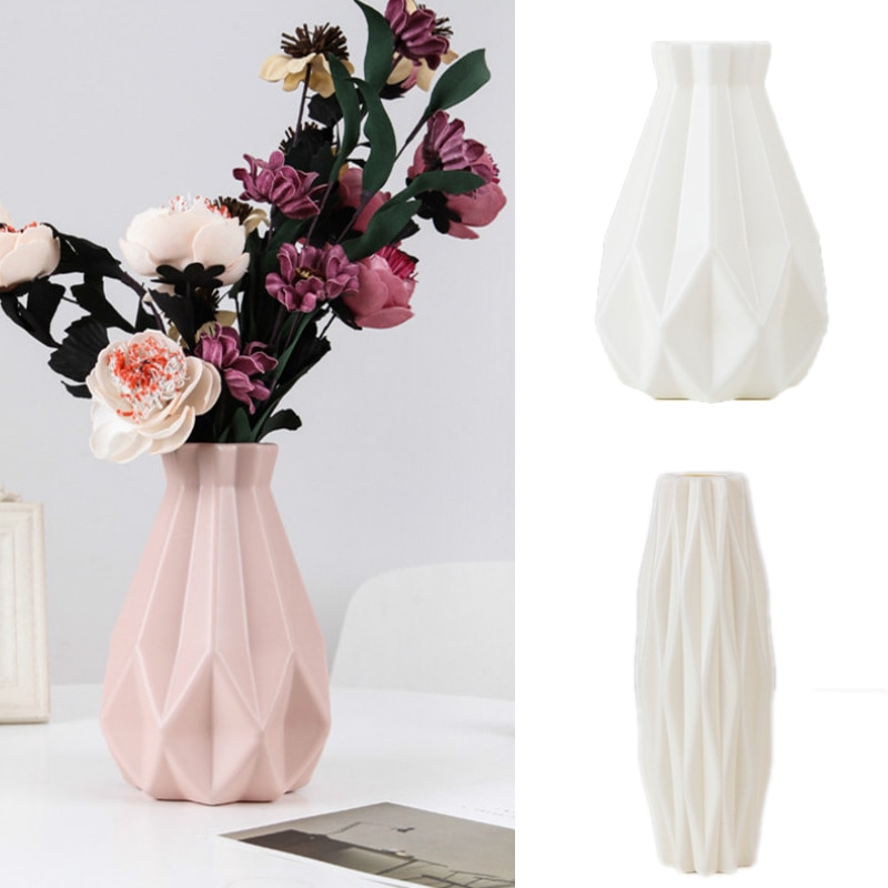 Plastic Modern Flower Vase Home Decoration