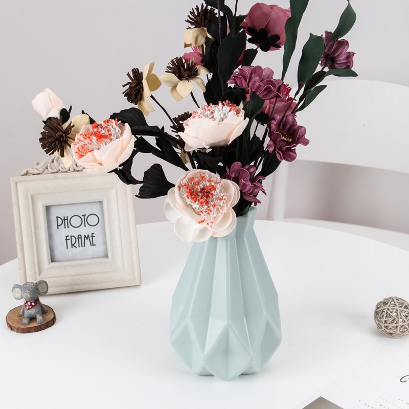Plastic Modern Flower Vase Home Decoration