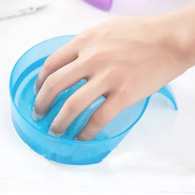 Plastic Nail Soaking Bowl with Handle Plastic Nail Soaking Bowl with Handle