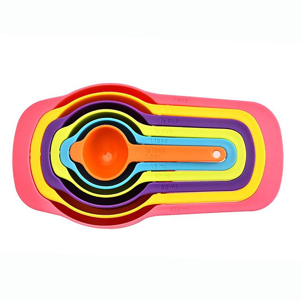 Plastic Nesting Measuring Cups (6pcs) Plastic Nesting Measuring Cups (6pcs)