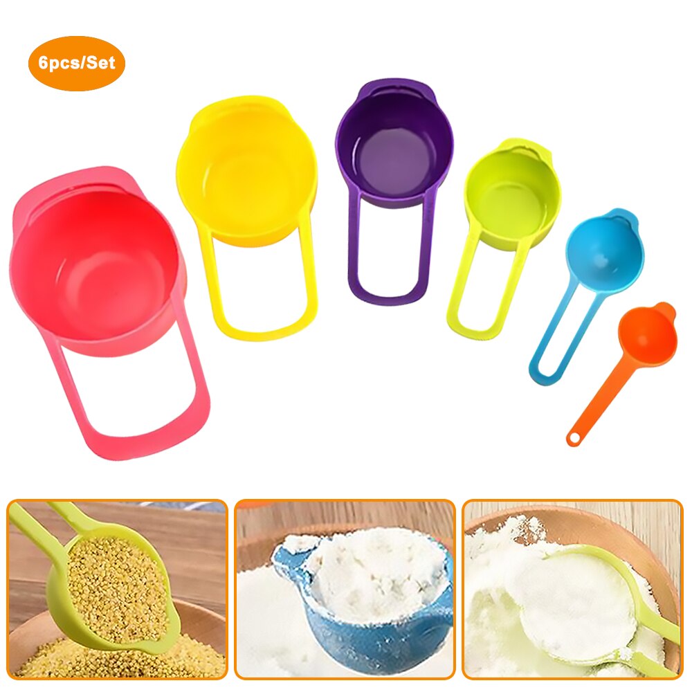 Plastic Nesting Measuring Cups (6pcs) Plastic Nesting Measuring Cups (6pcs)