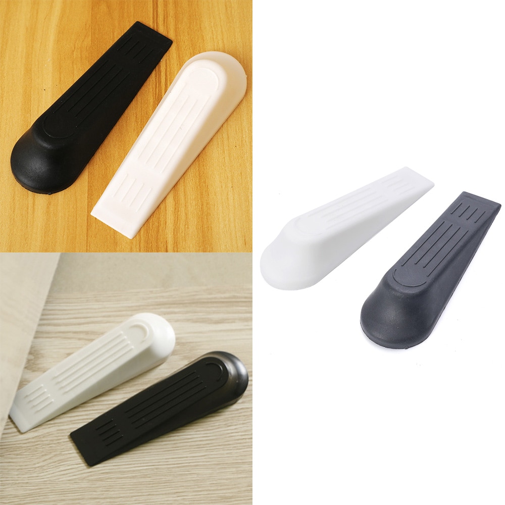 Plastic Non Slip Door Stopper Wedge (2 pcs) Plastic Non Slip Door Stopper Wedge (2 pcs)