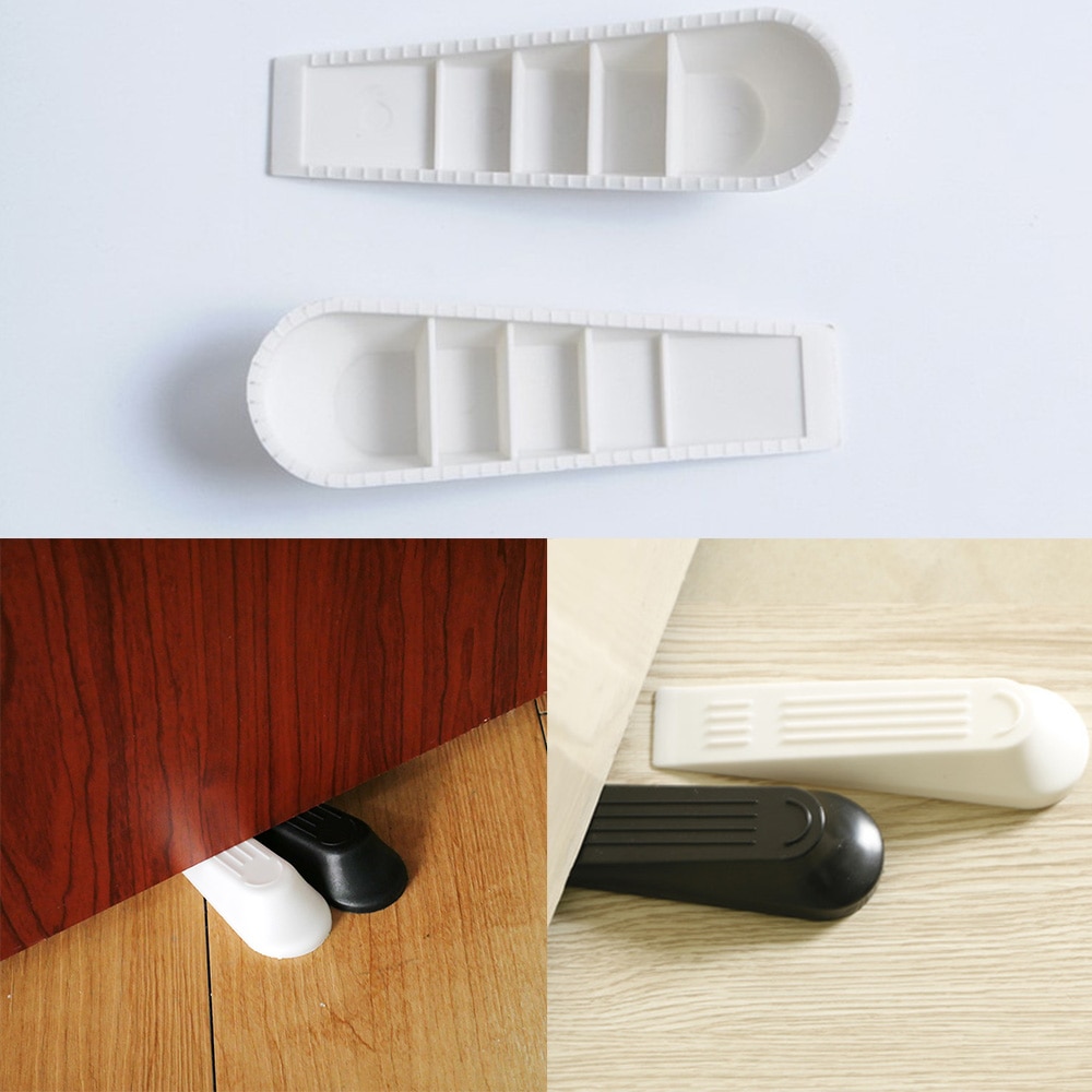 Plastic Non Slip Door Stopper Wedge (2 pcs)