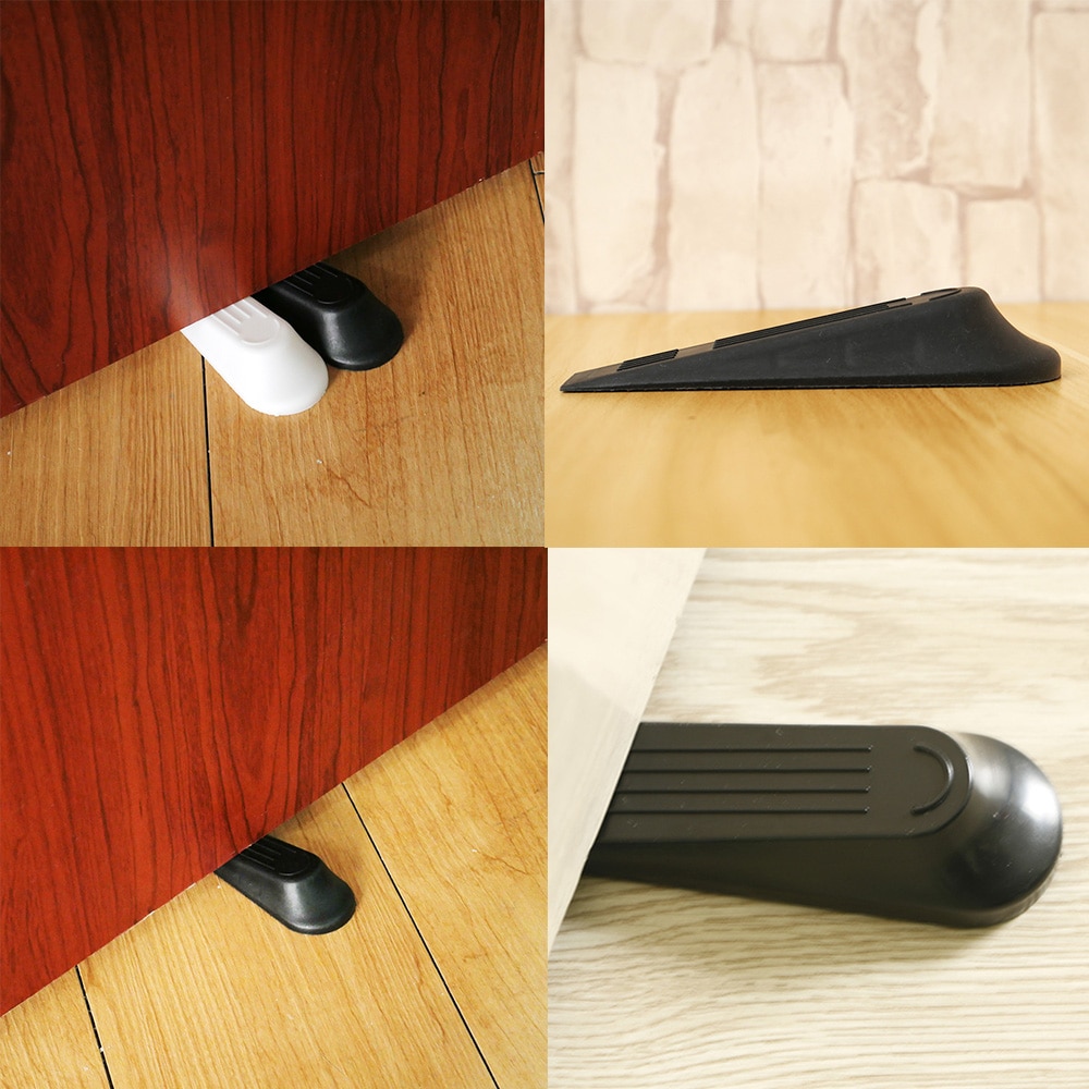 Plastic Non Slip Door Stopper Wedge (2 pcs)