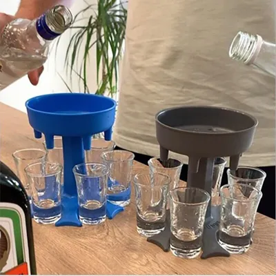 Plastic Party 6-Shot Dispenser Plastic Party 6-Shot Dispenser
