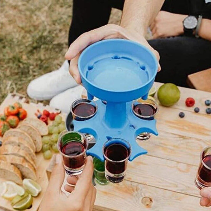 Plastic Party 6-Shot Dispenser Plastic Party 6-Shot Dispenser