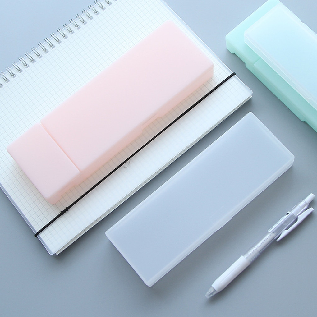 Plastic Pencil Box Frosted Case Plastic Pencil Box Frosted Case