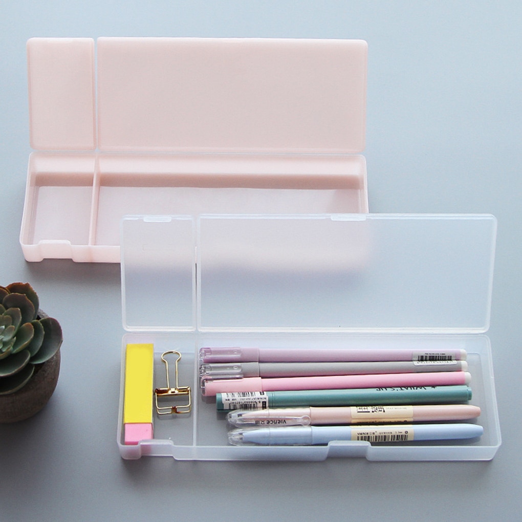 Plastic Pencil Box Frosted Case Plastic Pencil Box Frosted Case