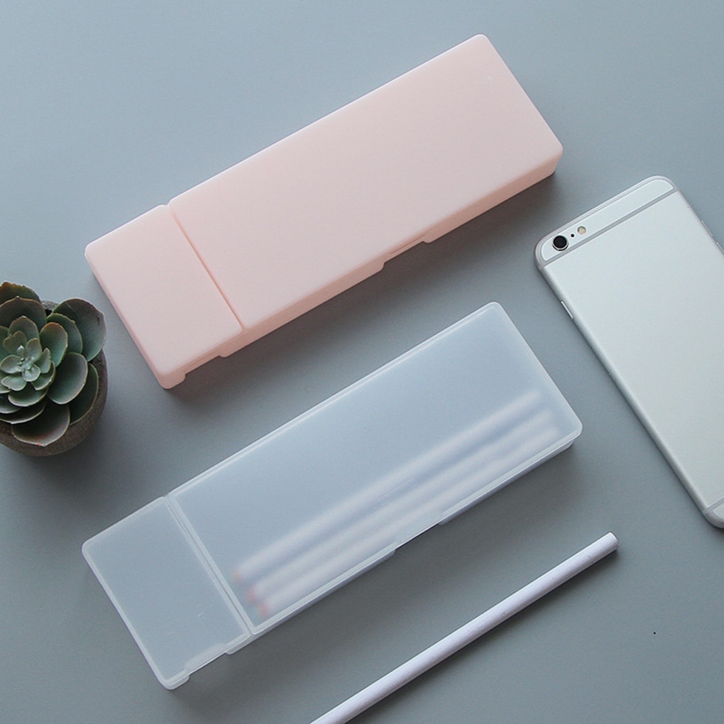 Plastic Pencil Box Frosted Case Plastic Pencil Box Frosted Case