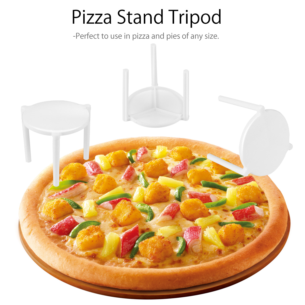 Plastic Pizza Saver Stand Set (100pcs)