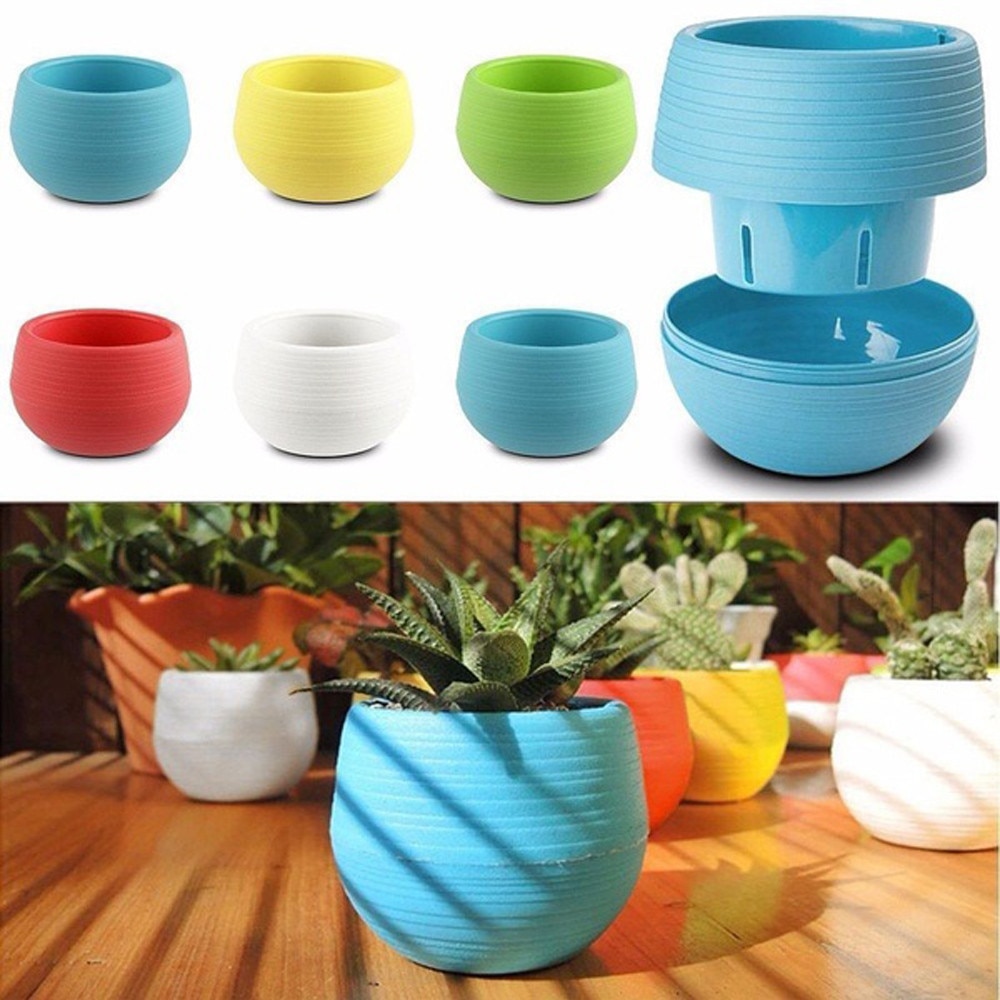 Plastic Plant Pots Home Garden Use