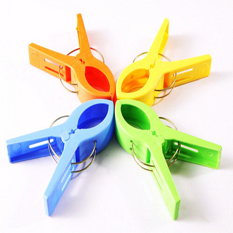 Plastic Pool Towel Clips (4pcs)