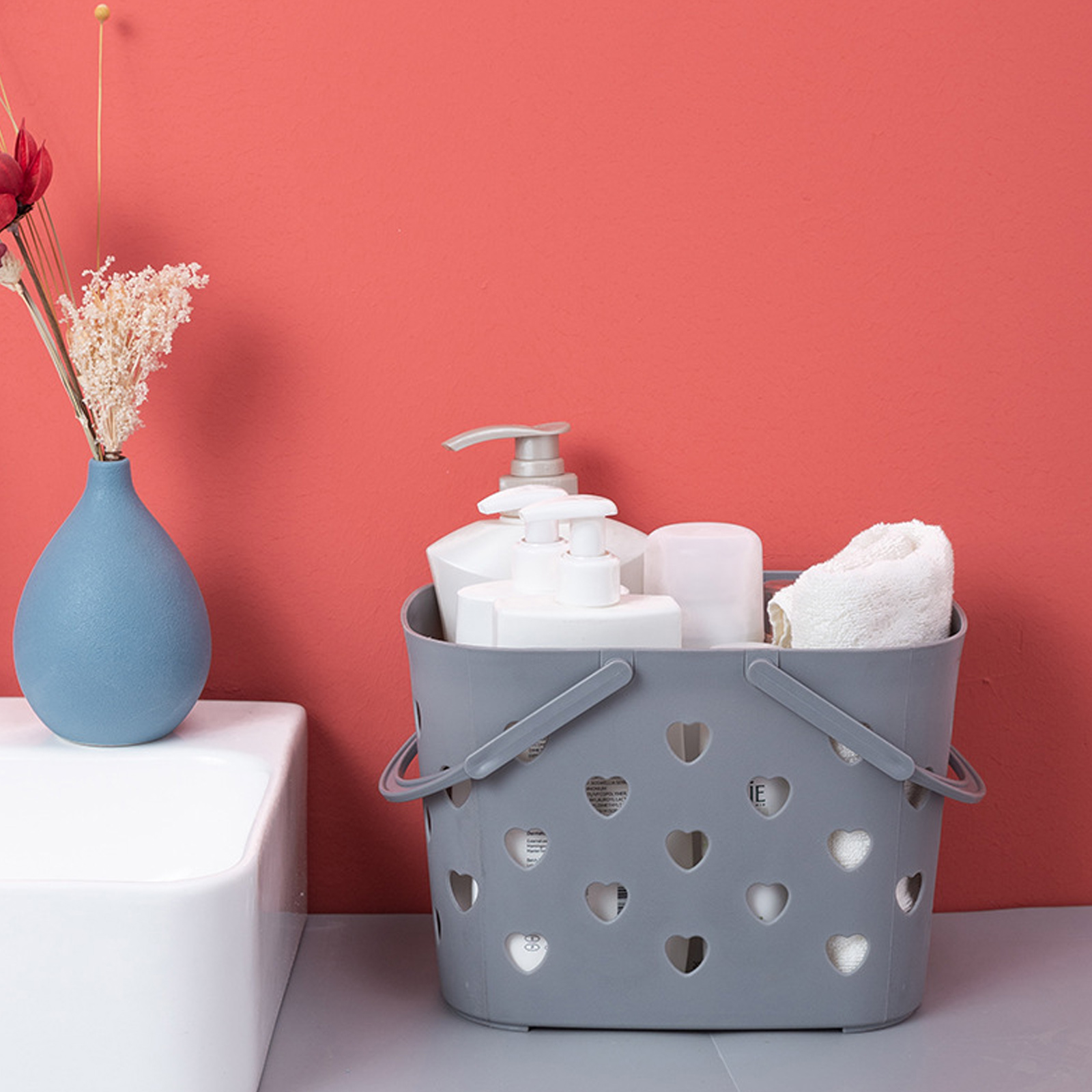 Plastic Portable Bathroom Caddy